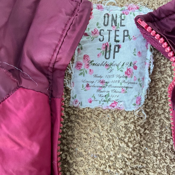 Vintage y2k Vest maroon 2000s one step up size large - Picture 4 of 4